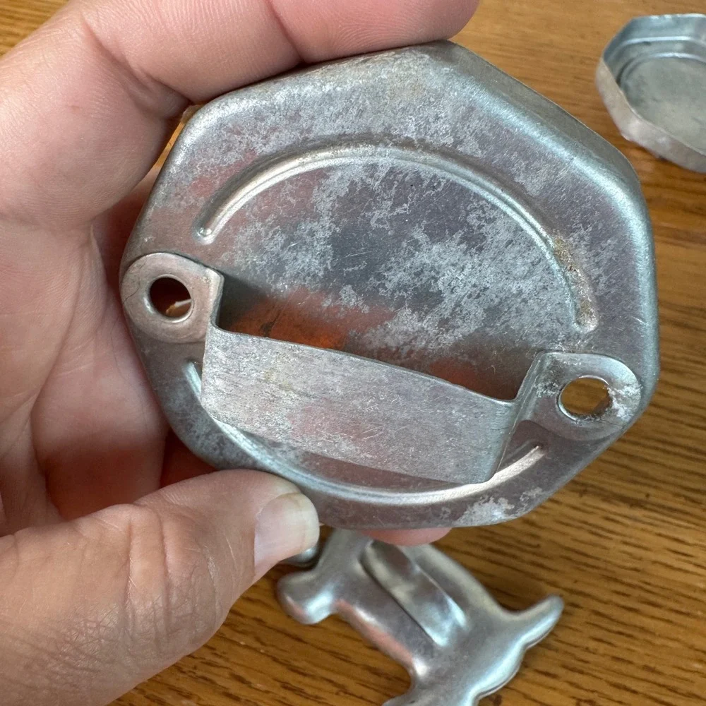Vintage Aluminum‎ Cookie Biscuit Cutters Camel Scottie Dog Santa Octagon Metal